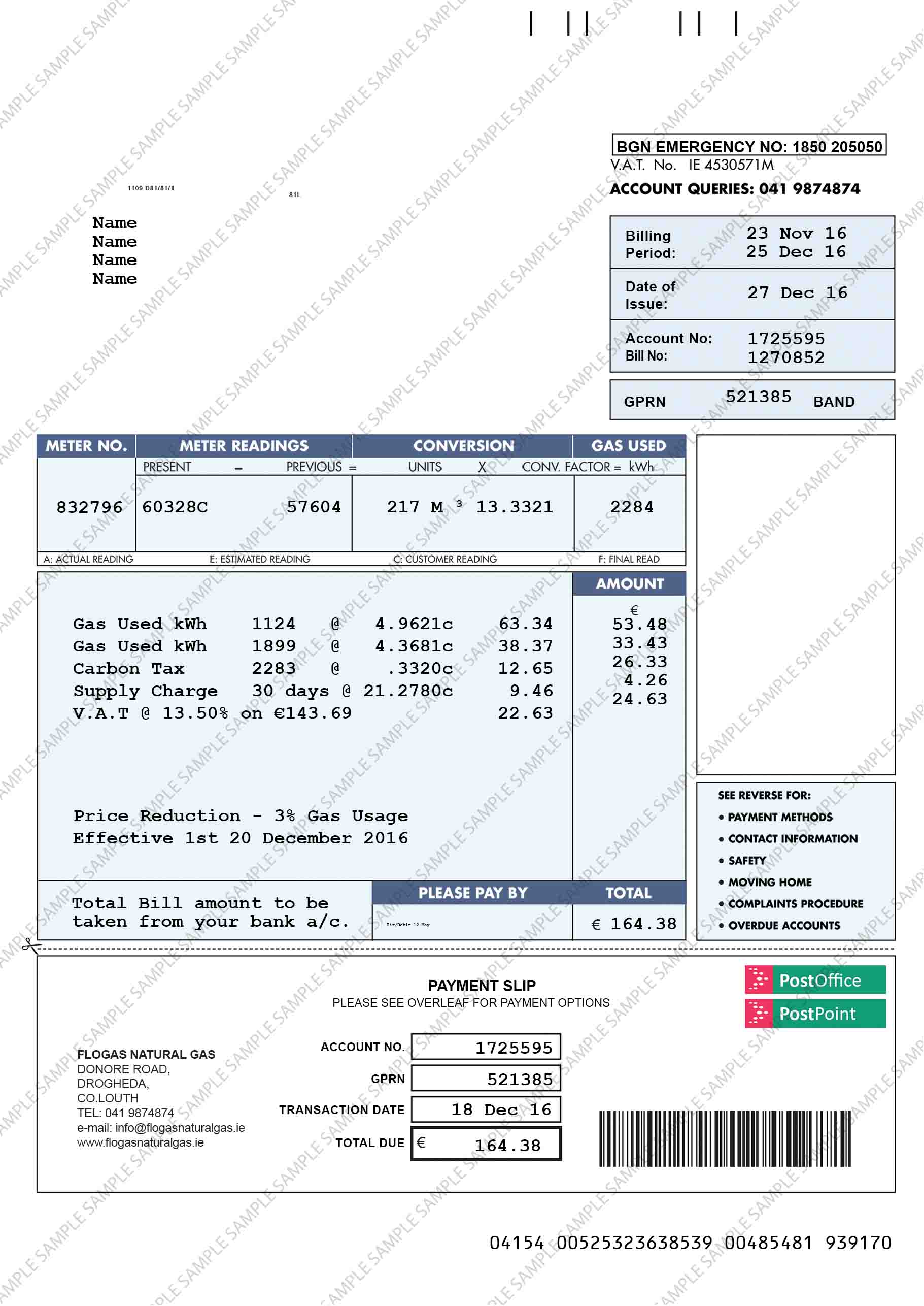 Flogas Sample Document
