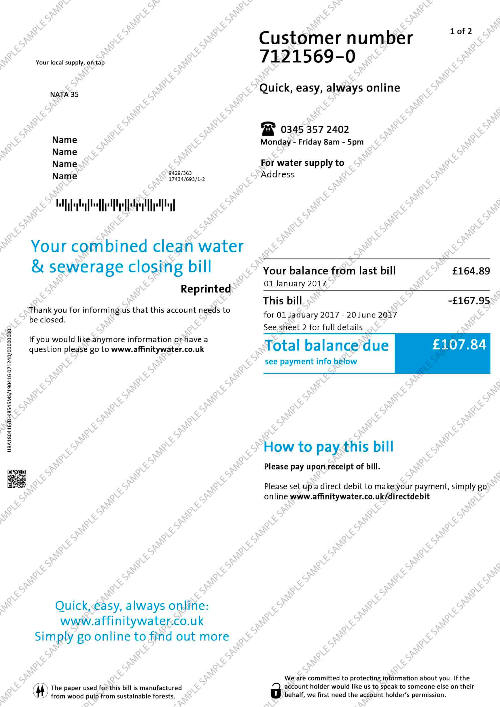 Affinity Sample Document