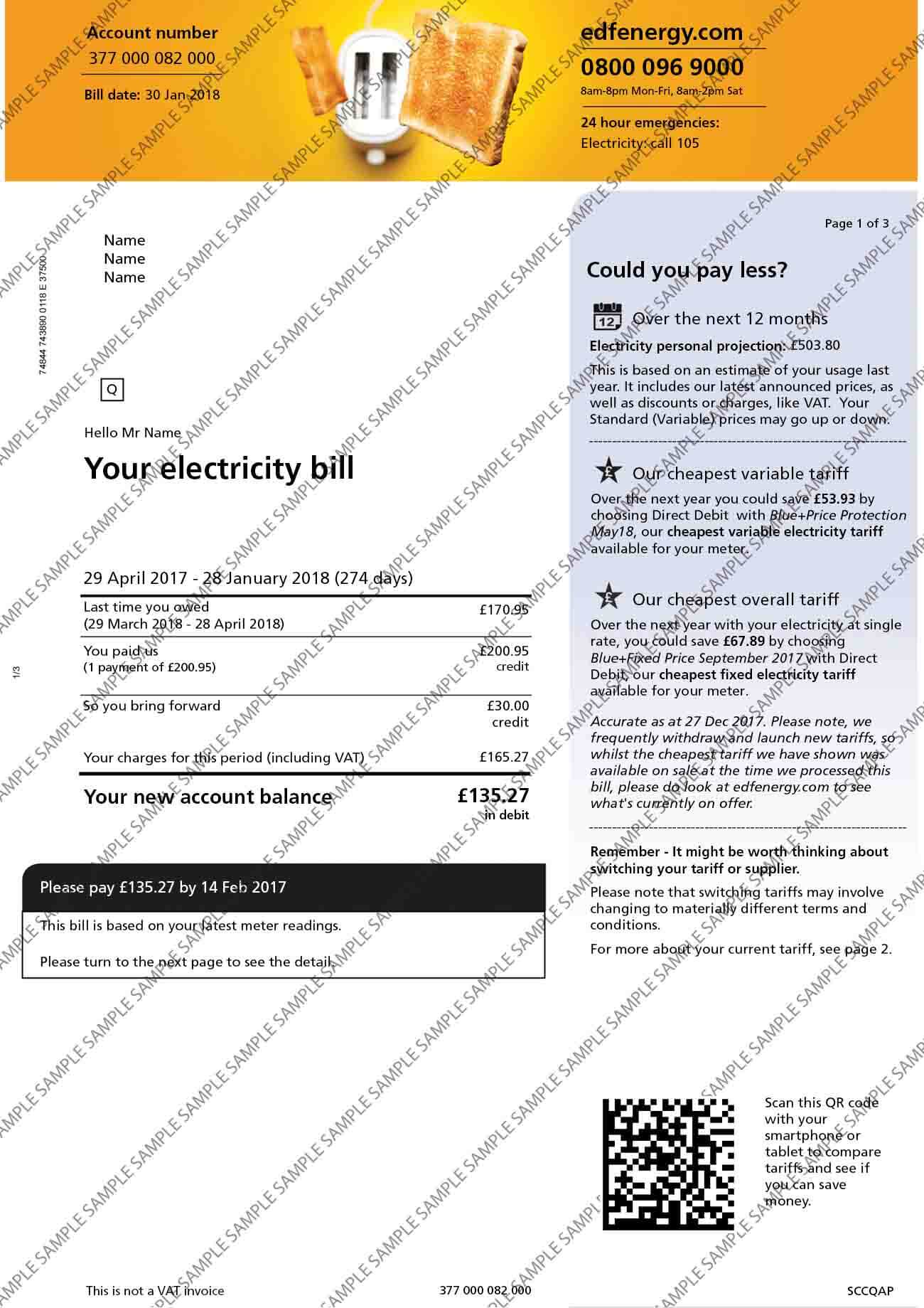 EDF Sample Document