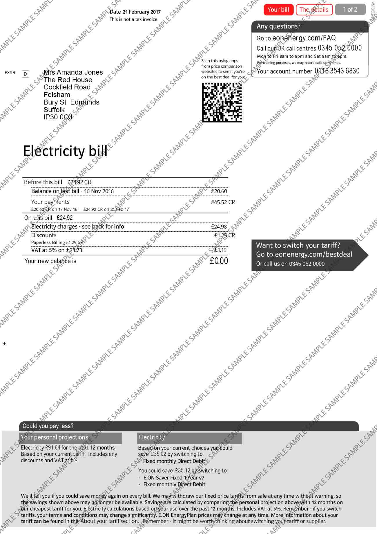 E.ON Standard Sample Document