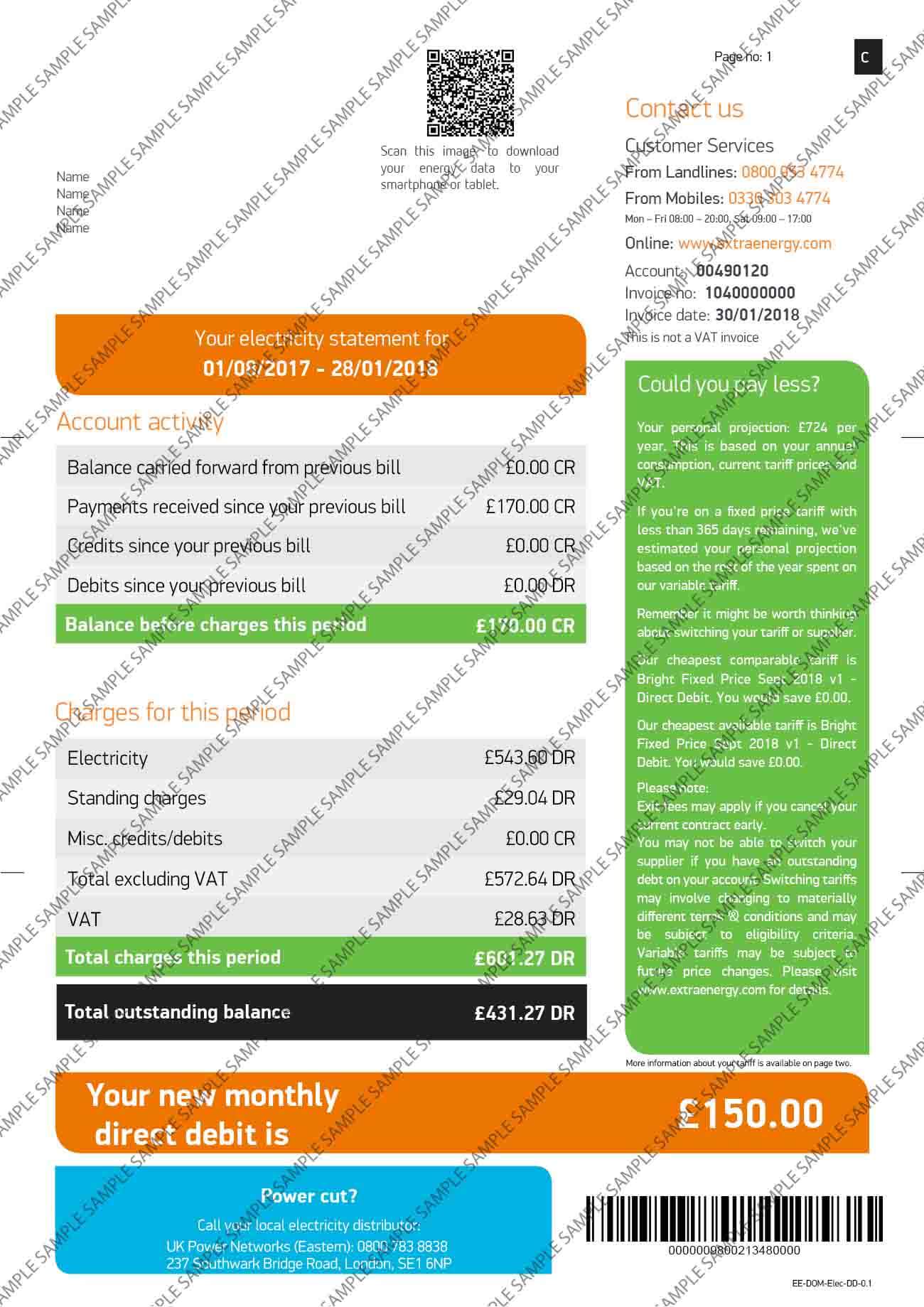 Extra Energy Sample Document
