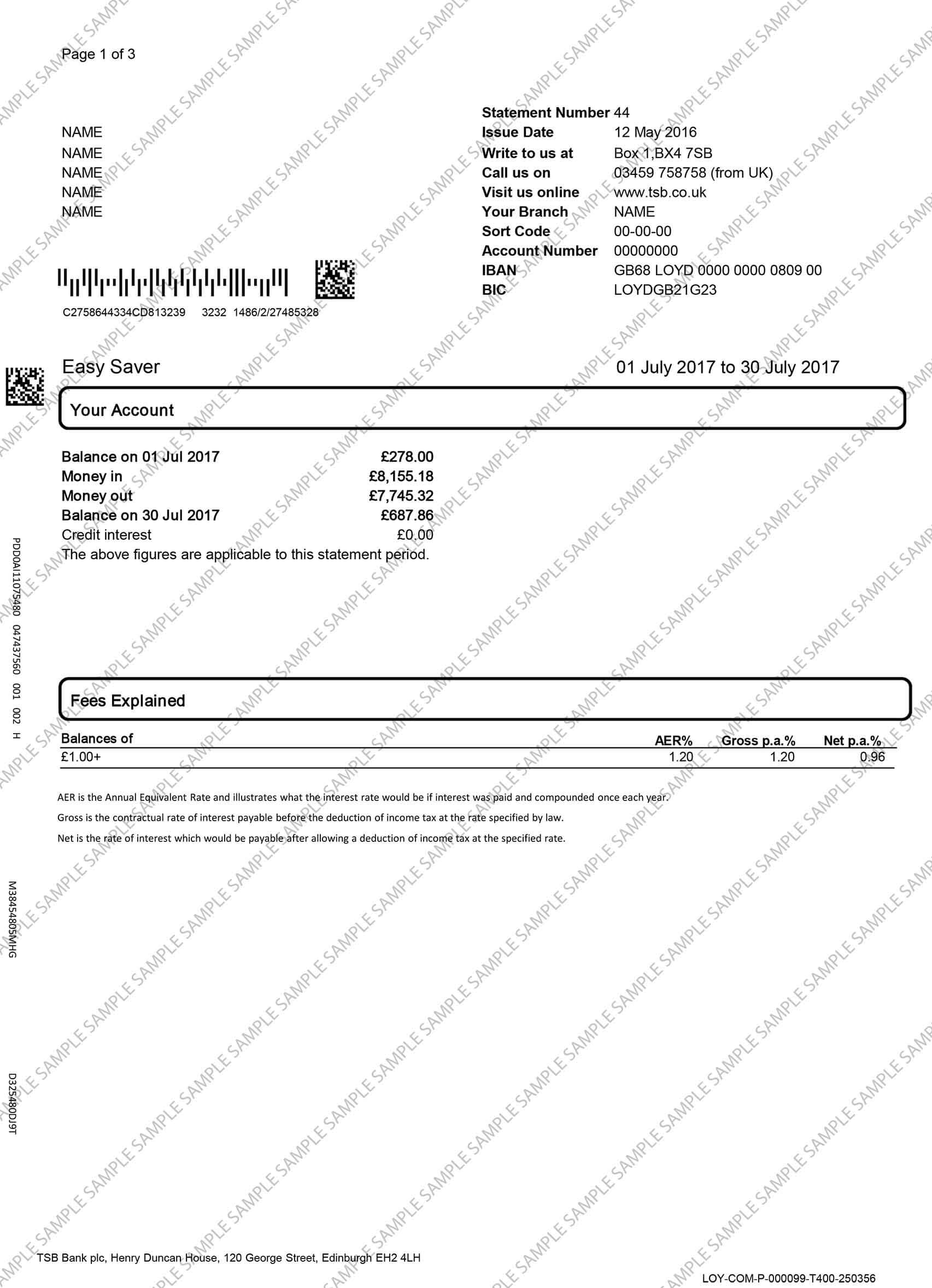 TSB 3 Sample Document