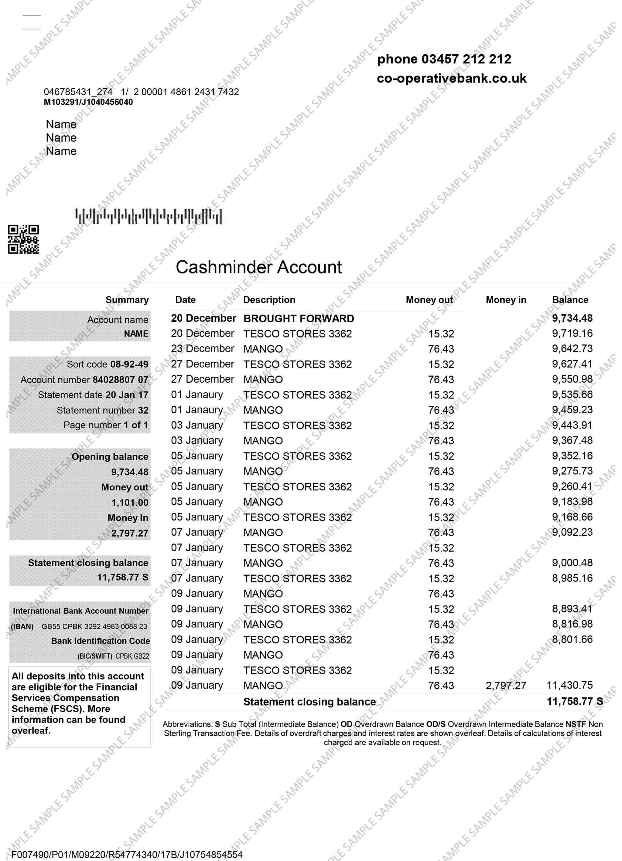 Co-Op Sample Document